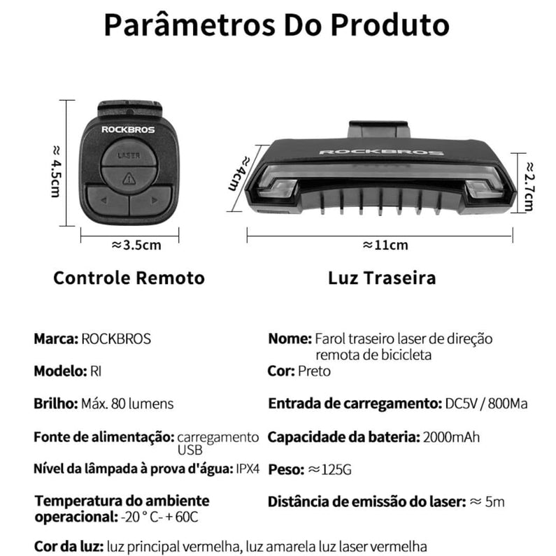 LANTERNA CONFORT PLUS® CONTROLE REMOTO Á PROVA D' ÁGUA