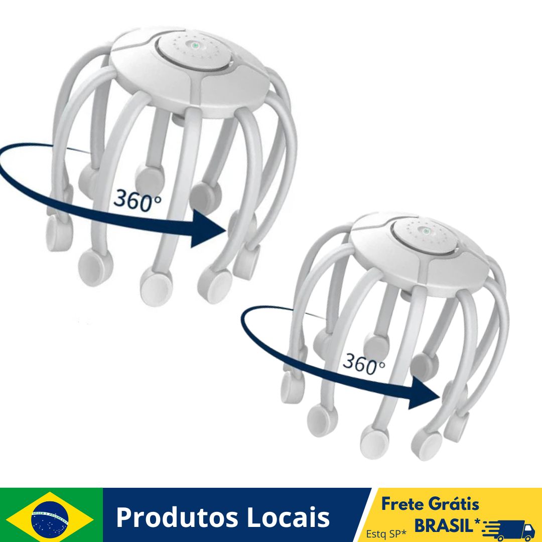 Massageador de Cabeça Automático RelaxScalp® 360°