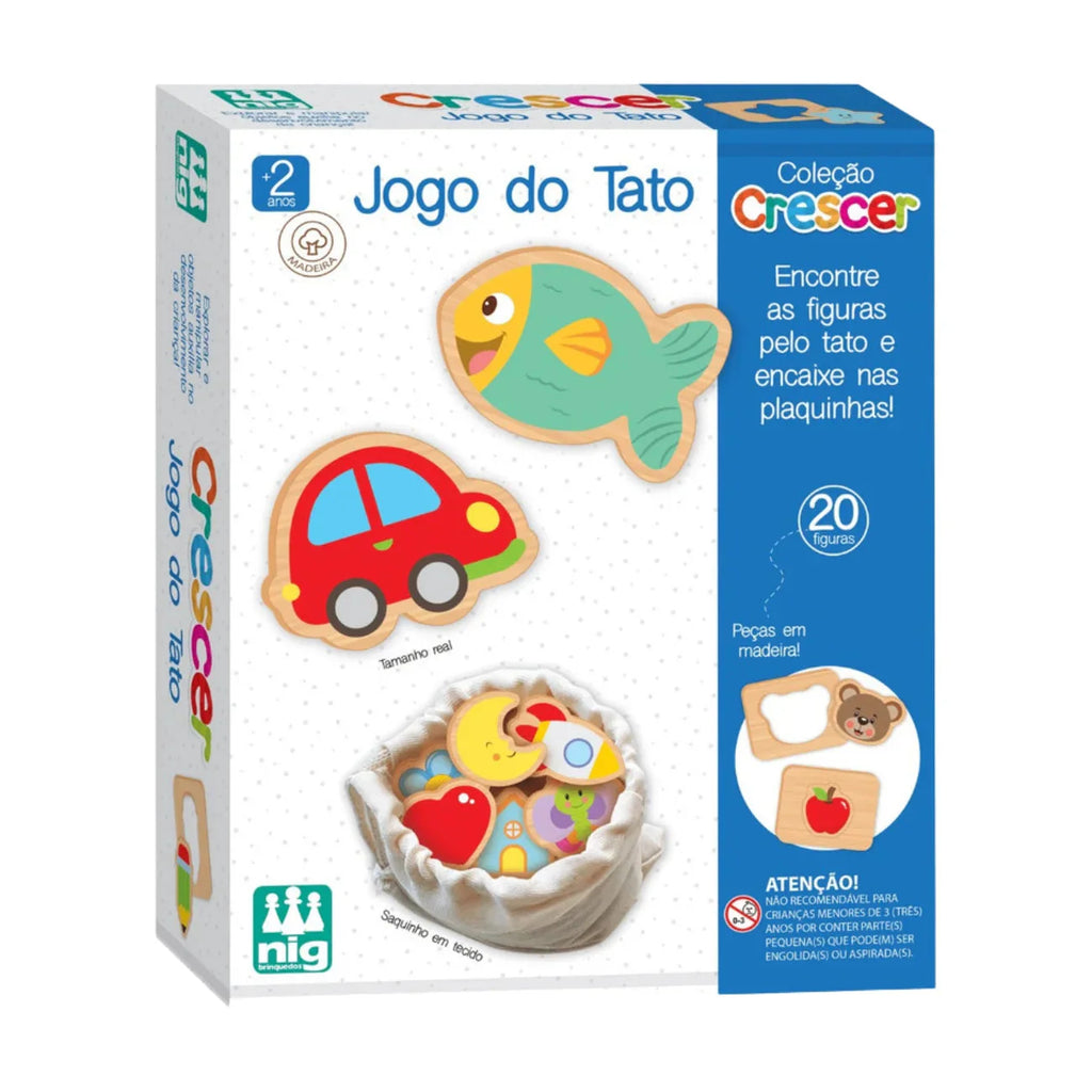 Jogo do Tato Brinquedo Sensorial com Peças de Encaixe para Coordenação Infantil