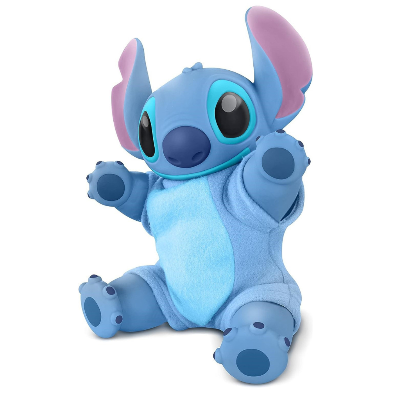 Boneco Stitch Pelúcia Original com Roupinha e Certidão de Nascimento Disney