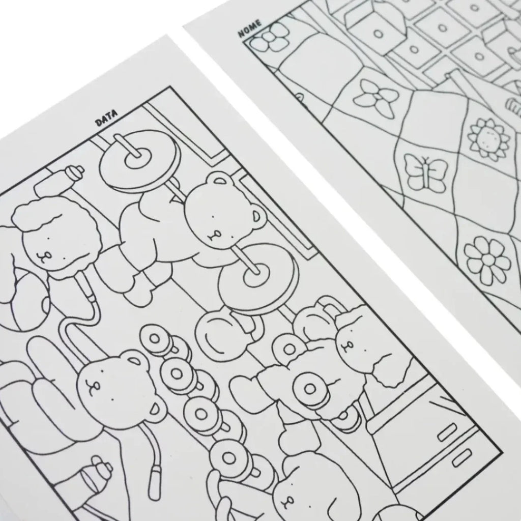 Cards Colecionáveis Bobbie Goods com Desenhos Surpresas Para Colorir