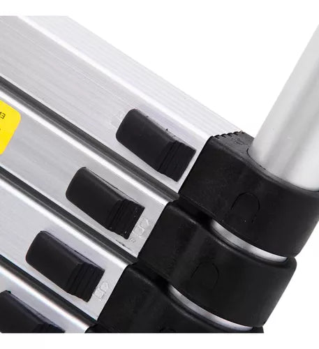 Escada Alumínio Telescópica 4.1 M 16 Degraus Multifuncional