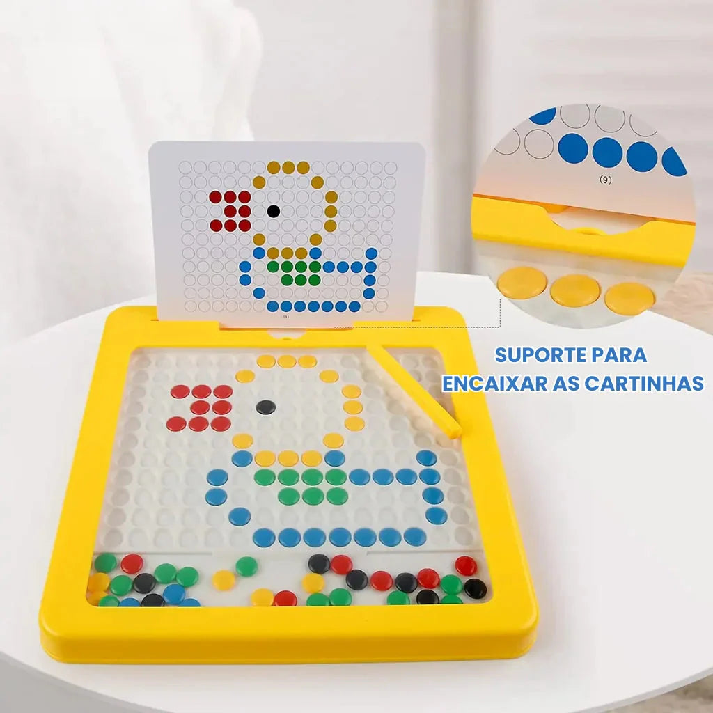 Prancheta Magnética Infantil Educativa Brinquedo Coordenação Motora