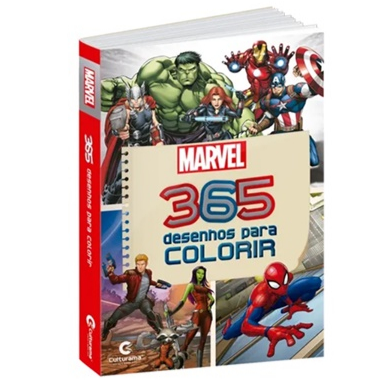 🎨Kit 365 Desenhos - Disney Turma Mônica Heróis Vingadores Princesas Marvel
