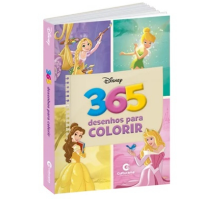 🎨Kit 365 Desenhos - Disney Turma Mônica Heróis Vingadores Princesas Marvel