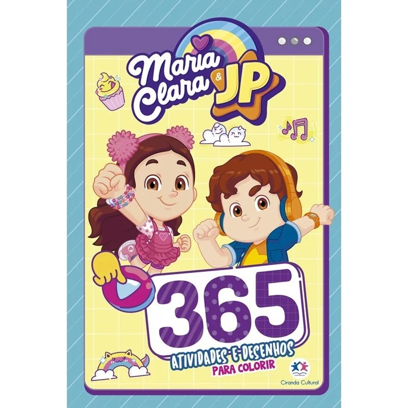 🎨Kit 365 Desenhos - Disney Turma Mônica Heróis Vingadores Princesas Marvel