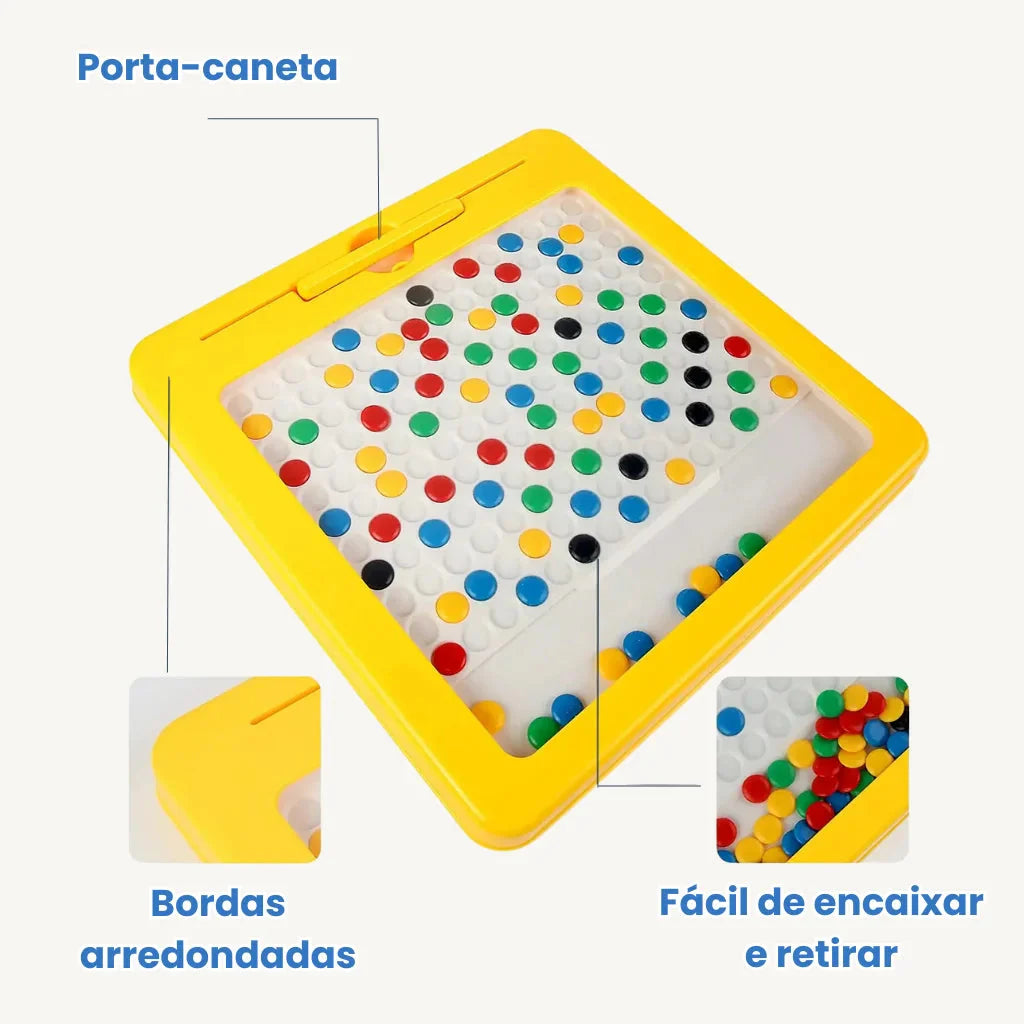 Prancheta Magnética Infantil Educativa Brinquedo Coordenação Motora