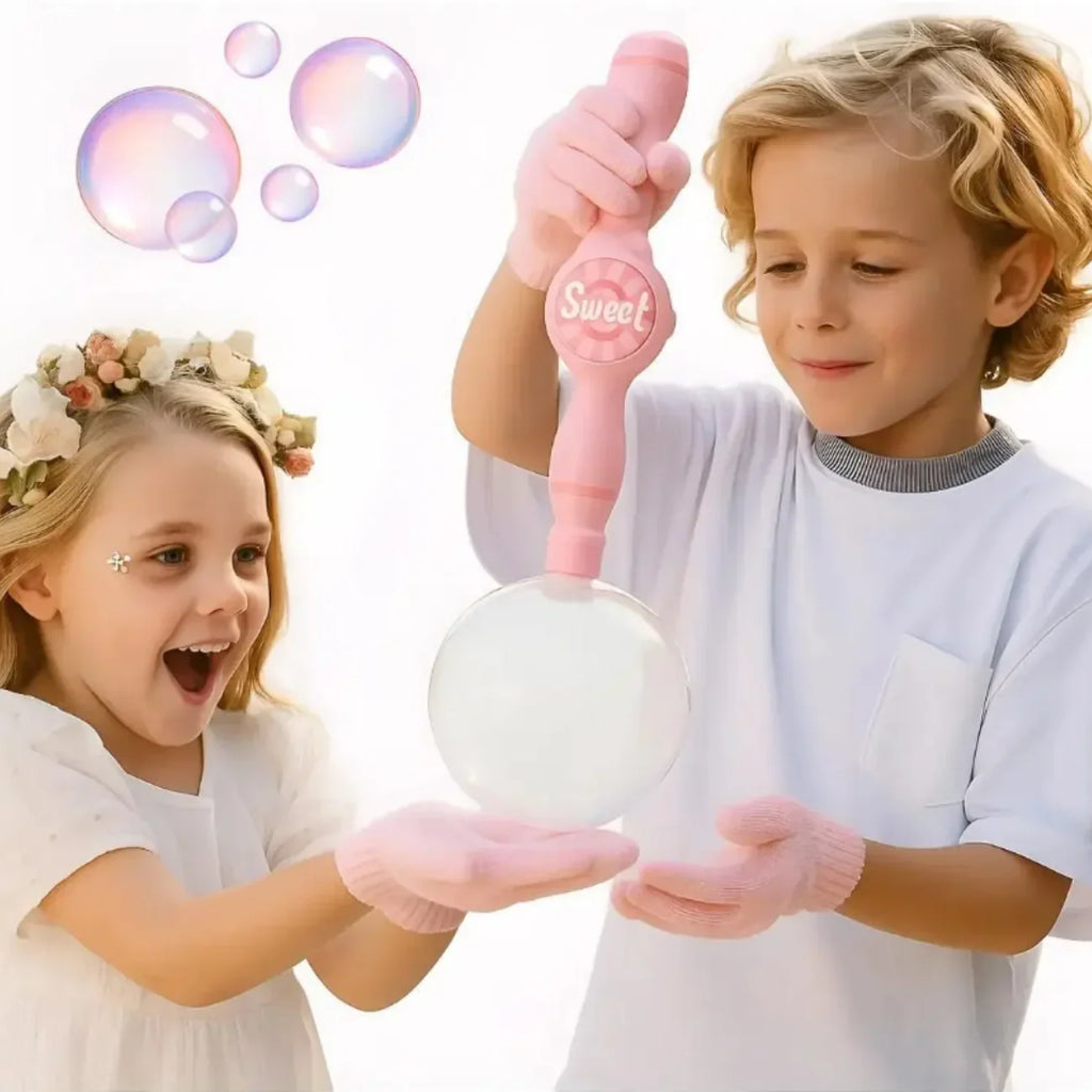 Varinha Mágica que Faz Bolhas com Fumaça Divertida