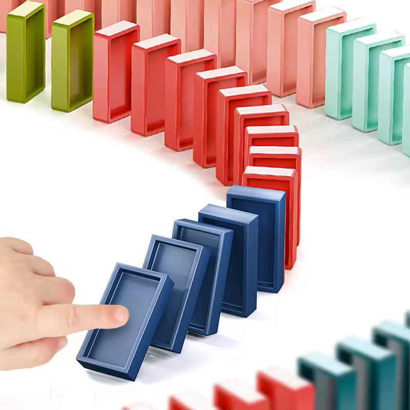 Trem de Dominó Divertido Montessori