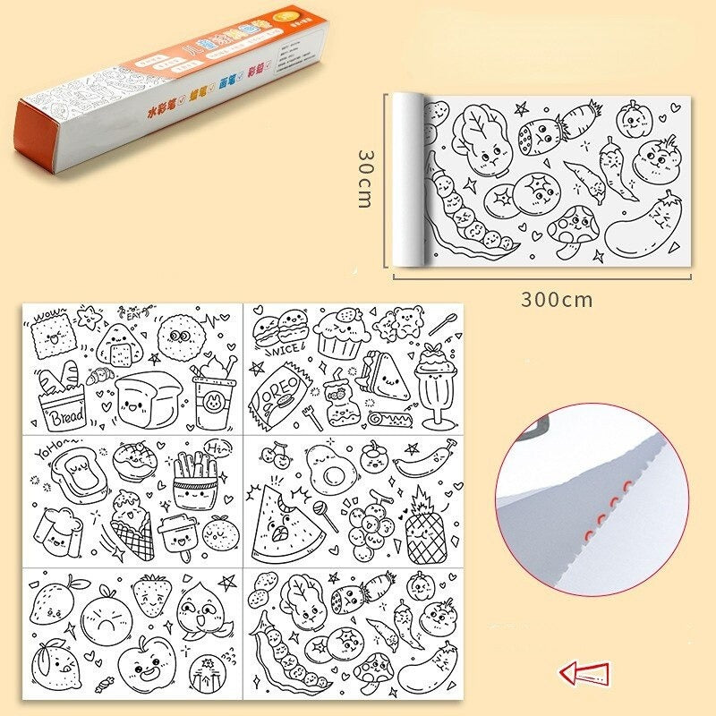 Rolo Criativo para Desenhos Infantis