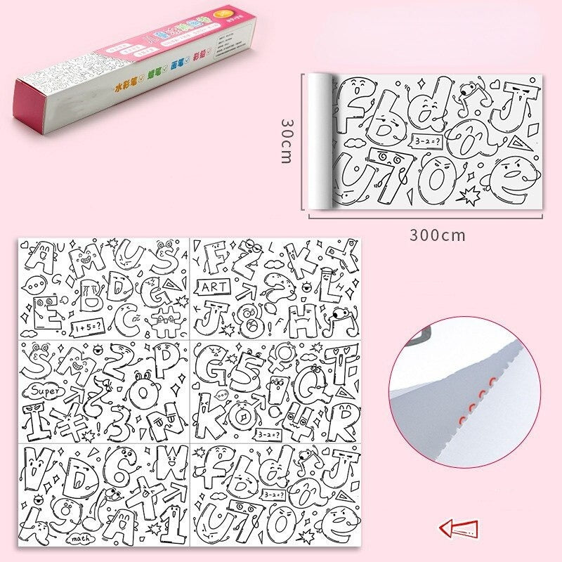 Rolo Criativo para Desenhos Infantis