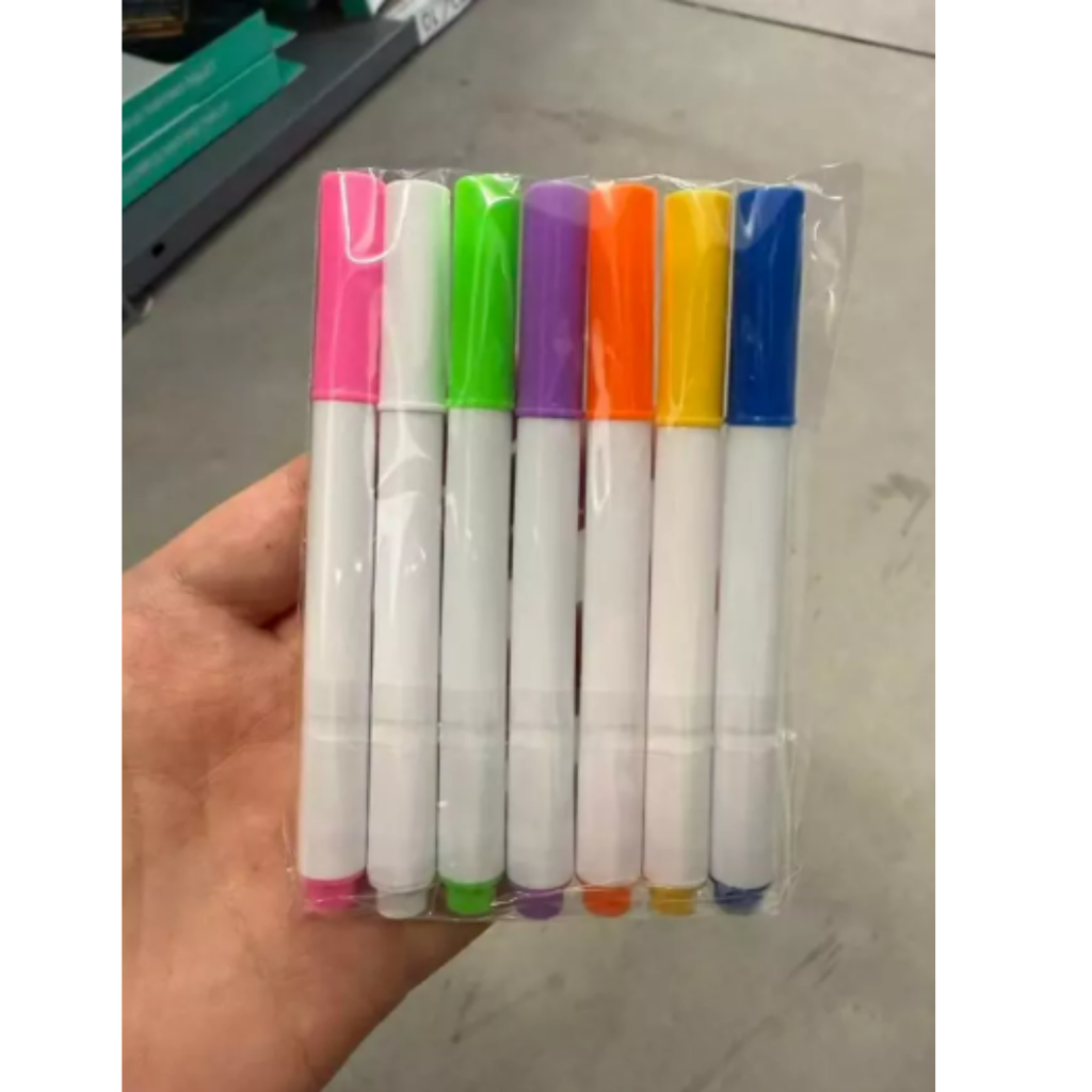 Kit 7 Canetinhas Reposição para Desenho Luz Pad