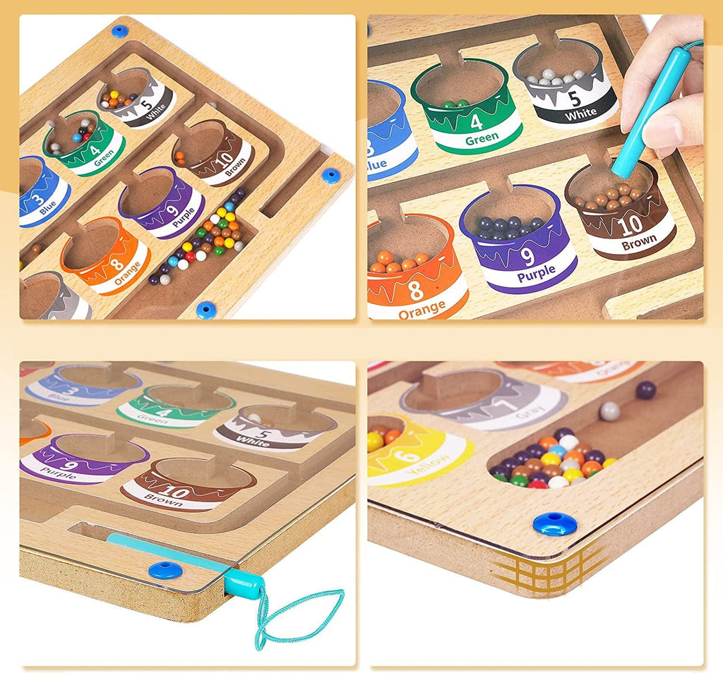 Jogo Magnético de Cores Divertido