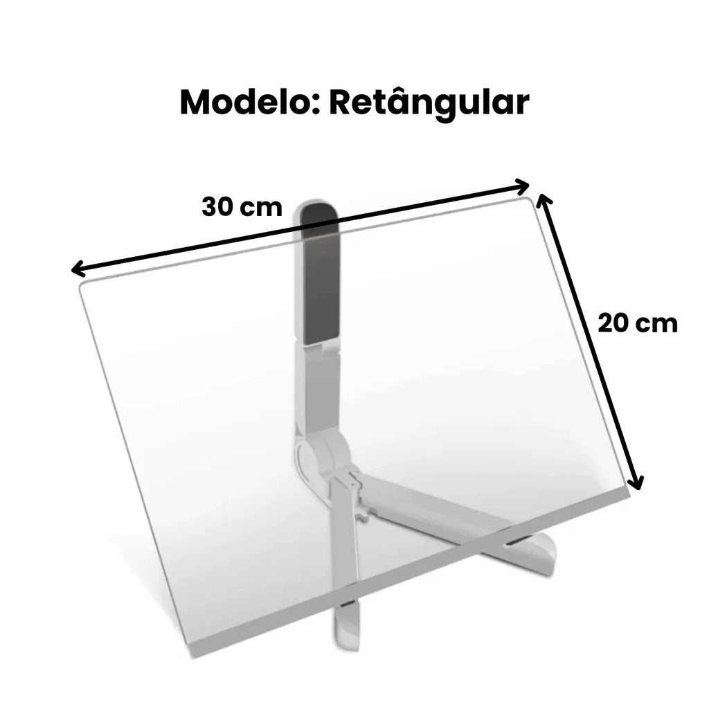 Quadro Mágico LED Infantil para Escrever e Desenhar LuzPad