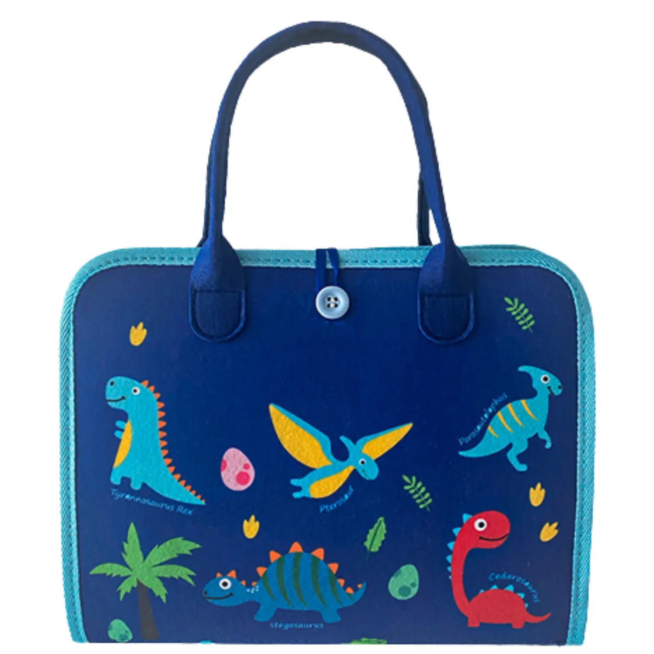 Livro Interativo Infantil Sensorial de Feltro Quiet Book 7 em 1 Montessori